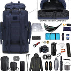 Hiking Backpack for Men 70L/100L Camping Backpack Military Rucksack Molle 3 - Image 4