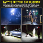 LED Headlamp USB Rechargeable 1000Lumen 230° Wide-Beam LED Headlight - Image 7