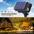 8 Pack Solar String Lights Outdoor, 640LED 264FT Waterproof 8 Modes Copper Wire - Image 2