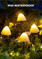 Solar Mushroom Garden Lights for Outside, 20 LED 32.8FT Solar Pathway Lights - Image 3