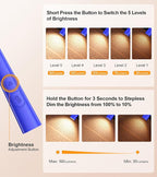 Gritin Book Light, Eye Caring 4-Color & 5-Brightness Neck Light Reading Light- - Image 2