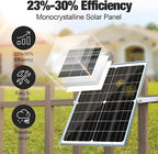 SOLPERK 25W 12V Solar Battery Charger, Waterpoof Solar Panel Kit - Image 3
