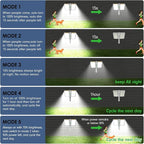 ropelux Solar Outdoor Lights, 6000LM Motion Sensor Outdoor Lights Double Big - Image 4