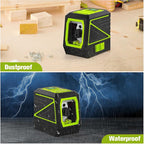 Laser Level with Tripod, 100 feet Green Cross Line Self Rotary Leveling Laser - Image 3