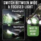 TDC Head Lamp Led Rechargeable Super Bright - Image 3