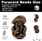 Paracord Beads with Hole for Crafting Survival Knife Lanyard Keychains - Image 2