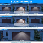 Clip On Solar Motion Lights Outdoor Waterproof, 4 Pack Motion Sensor Outdoor - Image 2