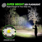 WdtPro LED Flashlight High Lumens SR2000 Pro, 4 Pack Brighter Tactical - Image 2