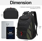 Boavan Laptop Backpack for men, 17.3 inch Laptop Bag - Image 2