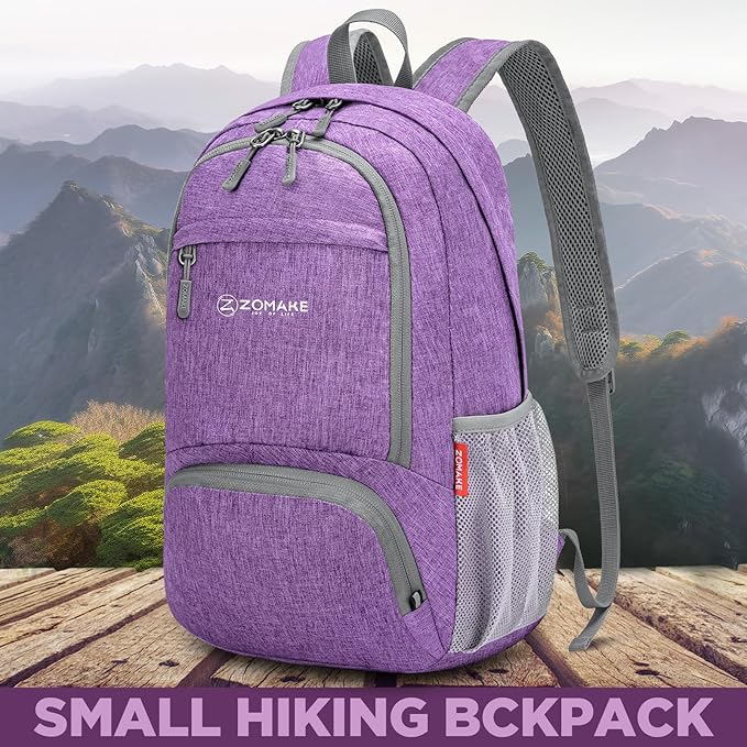 ZOMAKE Ultra Lightweight Packable Backpack 20L, Small Foldable Backpacks Hiking - Image 6