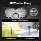 AloftSun Solar Motion Sensor Outdoor Lights, Waterproof Motion Sensor Spot - Image 6