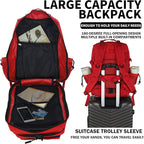Sparklekle Military Tactical Backpack 45L 3 Day Assault Pack Waterproof Molle - Image 5