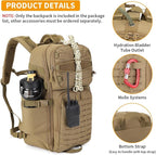 HUNTVP Tactical Backpack for Men 35L Military Backpack MOLLE 1000D Army Daypack - Image 6