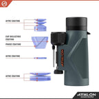 Athlon Optics 8x42 Midas UHD Gray Binoculars - Image 5