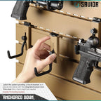Savior Equipment Wall Rack System Heavy-Duty Steel Tactical Rifle Carbine - Image 3