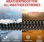 50 FT 12 Gauge Extension Cord Outdoor, Heavy Duty Weatherproof & Flame - Image 5