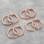 Gkeygo Key Ring Clip, 1 Inch Keychain Rings, 8 Pack Round Carabiner Clip - Image 6