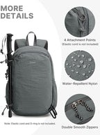 G4Free 15L Hiking Backpack Lightweight Small Travel Backpack Casual Daypack - Image 4