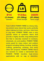 Team Catfish Power Twine – Coated Nylon Bank Line - Image 2