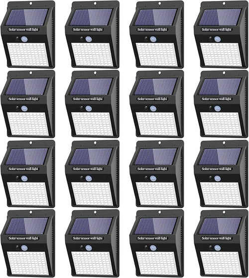 16 Pack Solar Lights Outdoor, 3 Modes/100LED Wireless IP65 Waterproof Solar by kolpop