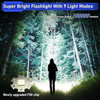 JAY-PARK Flashlights High Lumens, Rechargeable Flashlight 100000 Lumens - Image 2