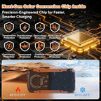 Power Bank Portable Solar Charger, Wireless Fast Charging Battery Pack - Image 4