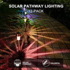 Dream Master Solar Lights Outdoor Waterproof, Stainless Steel LED Landscape - Image 3