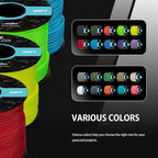 Abma Cord 2.4mm Paracord 275 100ft Nylon Rope 4 Strands Tactical Parachute Cord - Image 5