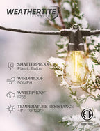 Brightech 104 FT Ambience Pro Solar Powered Outdoor LED String Lights - Image 2