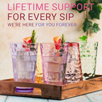 Bravario Hammered Plastic Drinking Tumbler, Dishwasher-Safe Premium Quality - Image 6
