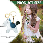 Leather Keychain Holder Case Compatible - Image 2