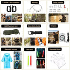 Survival Kit, Emergency Kit for Earthquake, Outdoor Adventure, Gifts for Men - Image 6