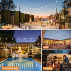 Brightever Dimmable Outdoor String Lights - Image 7