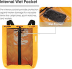WANDF Swim Bag Mesh Drawstring Backpack Beach Backpack - Image 2