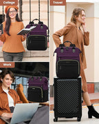 LOVEVOOK Laptop Backpack for Women, 15.6 inch Waterproof Nurse Bag Teacher Work - Image 3