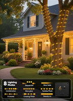 Brightown Solar Rope Lights, 39FT 100LED Outdoor Solar String Lights, IP65 - Image 4