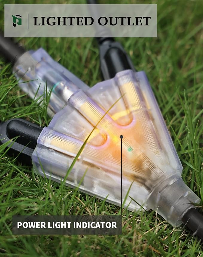 25Ft 12 Gauge Outdoor Extension Cord - Image 5