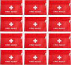 QCWN 12 Pack Empty First Aid Bag Mini Medical Kit Pouch Small Travel Emergency by QCWN