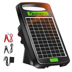 10 Miles Solar Powered Electric Fence Charger, Output 0.18J Electric Fence by Unknown