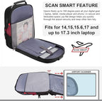 LOVEVOOK Large Backpack for Men 18.4 inch Heavy Duty Travel Laptop Backpack - Image 6