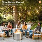 addlon 50FT LED Outdoor String Lights, Remote Dimmable Patio Lights - Image 7