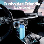 24 oz Insulated Water Bottle for Men: Meoky Stainless Steel Water Bottle - Image 7