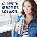Brita Stainless Steel Premium Filtering Water Bottle, Replaces 300 Plastic - Image 5