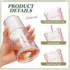 2 Set 20oz Vintage Plastic Tumbler - Image 3