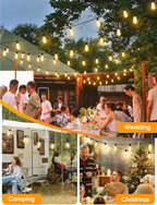 Larkvue 25FT Outdoor String Lights, Patio Lights - Image 8