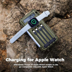 BLAVOR Solar Power Bank 20000mAh Built-in Cables, Wireless Charger - Image 4