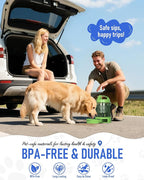 Portable Dog Travel Water Bottle, 77oz Large Portable Dog Water Bowl Dispenser - Image 4