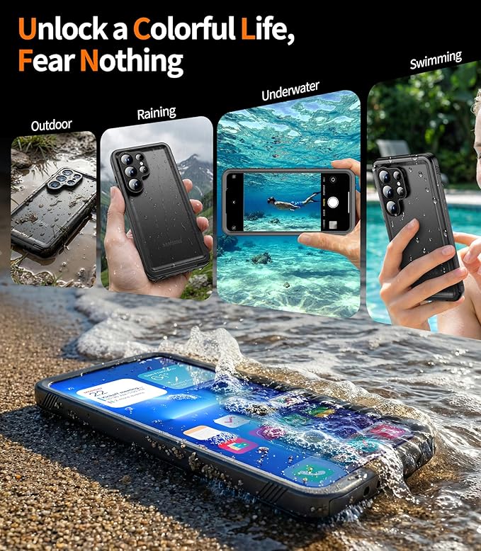 Cozycase Compatible with Waterproof iPhone 11 case, Built-in Screen Protector - Image 7