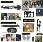 Survival Kit, Emergency Kit for Earthquake, Outdoor Adventure, Gifts for Men - Image 4