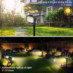 WENATY Solar Spot Lights Outdoor Waterproof IP65, 2 Pack Landscape Spotlights - Image 2